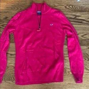 vineyard vines 1/4 zip sweater
